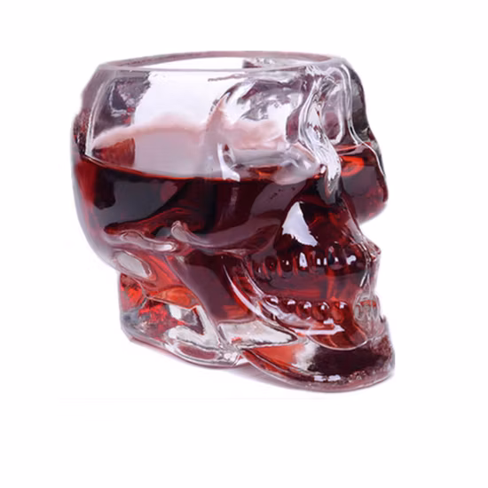 75ml /150ml Crystal Skull Cup Head Party Drinkware