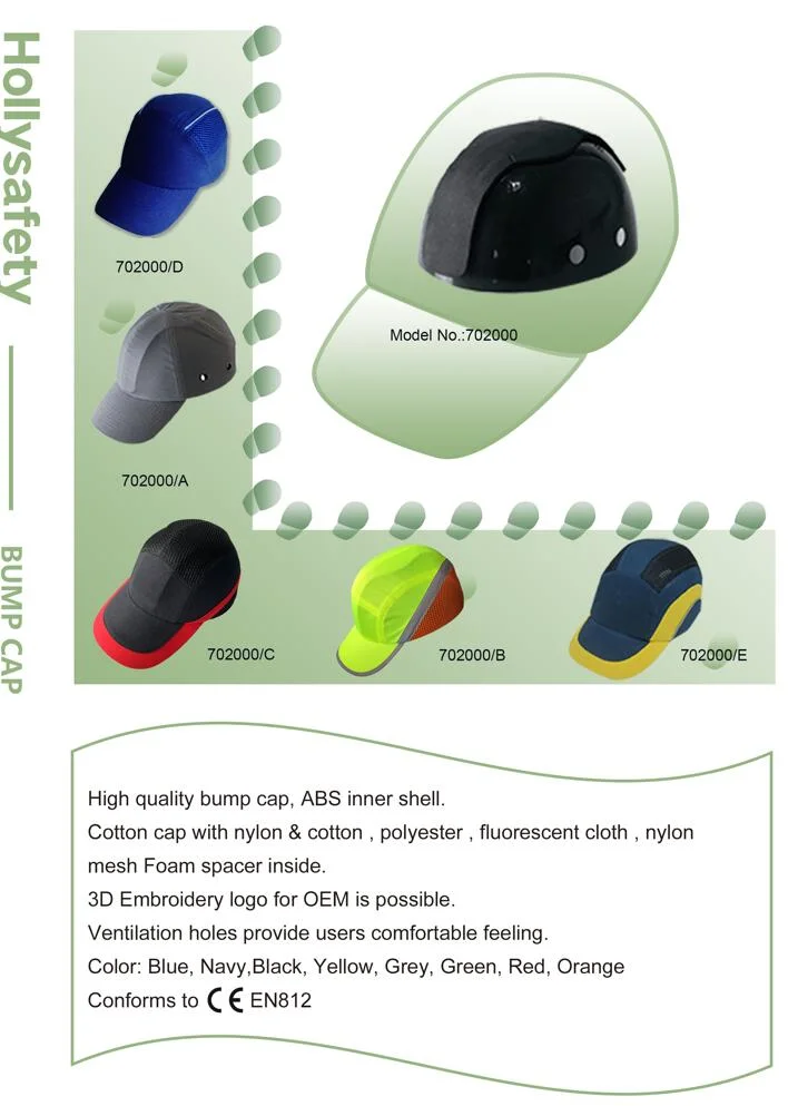 Construction Industrial Safety Bump Cap -PPE - Head Protection