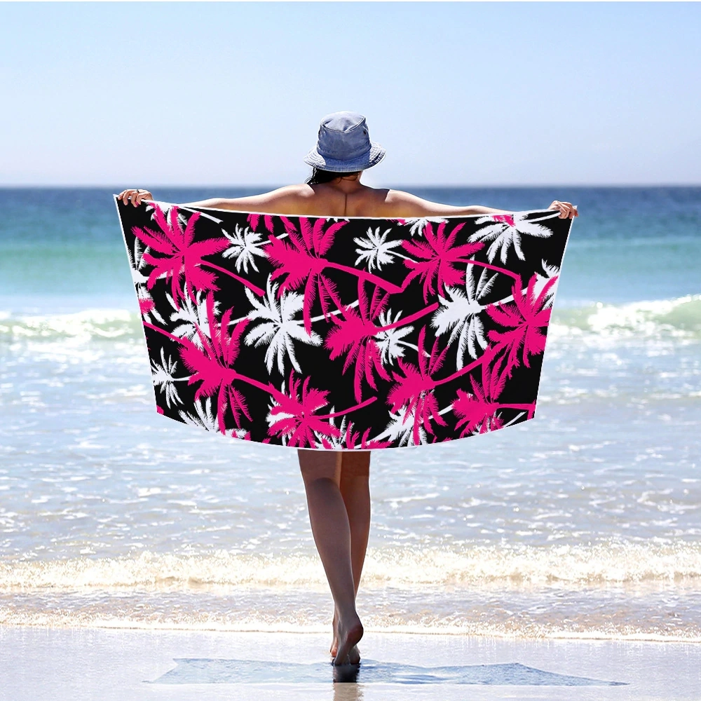 100% Polyester Customized Microfiber Beach Sports Gym Travel Towel Bath Towel